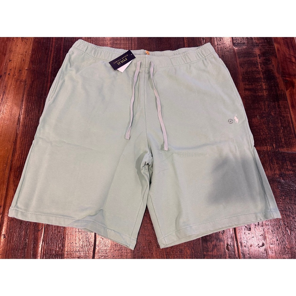 Polo Ralph Lauren Mens Classics Fleece Sweat Shorts Green 2LT 711934602010 NEW